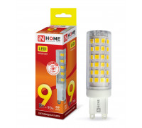 Лампа светодиодная LED-JCD-VC 9Вт 230В G9 3000К 810Лм IN HOME (4690612019925)