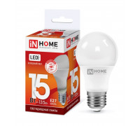 Лампа светодиодная LED-A60-VC 15Вт 230В Е27 6500К 1350Лм IN HOME (4690612020280)