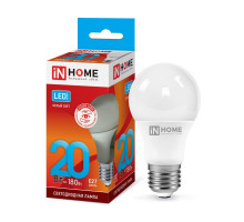 Лампа светодиодная LED-A60-VC 20Вт 230В Е27 4000К 1800Лм IN HOME (4690612020303)