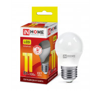 Лампа светодиодная LED-ШАР-VC 11Вт 230В Е27 3000К 990Лм IN HOME (4690612020600)