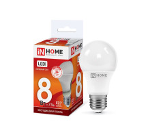 Лампа светодиодная LED-A60-VC 8Вт 230В Е27 6500К 720Лм IN HOME (4690612024042)