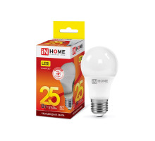Лампа светодиодная LED-A65-VC 25Вт 230В Е27 3000К 2250Лм IN HOME (4690612024066)