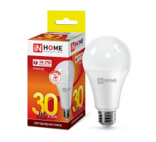 Лампа светодиодная LED-A70-VC 30Вт 230В Е27 3000К 2700Лм IN HOME (4690612024127)