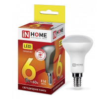 Лампа светодиодная LED-R50-VC 6Вт 230В Е14 3000К 530Лм IN HOME (4690612024240)