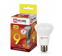 Лампа светодиодная LED-R63-VC 9Вт 230В Е27 3000К 810Лм IN HOME (4690612024301)