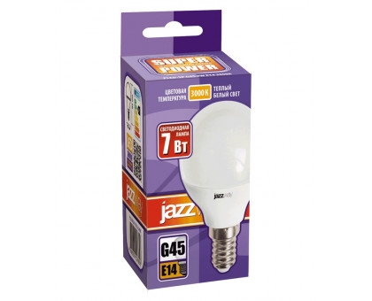 Светодиодная (LED) лампа Jazzway PLED- SP G45  7w 3000K (1027856-2)