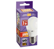 Светодиодная (LED) лампа Jazzway PLED-SP G45 7w E27 3000K 230/50 (1027863-2)