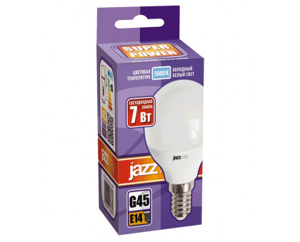 Светодиодная (LED) лампа Jazzway PLED- SP G45  7w 5000K (1027870-2)