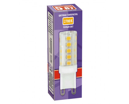 Светодиодная (LED) лампа Jazzway PLED-G9 5W 2700K (1032102B)