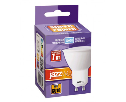 Светодиодная (LED) лампа Jazzway PLED-SP GU10 7w 5000K (1033574)