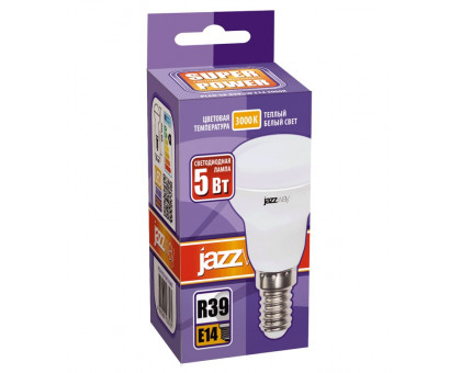 Светодиодная (LED) лампа Jazzway PLED-SP R39 5w 3000K E14 230/50 (1033581)