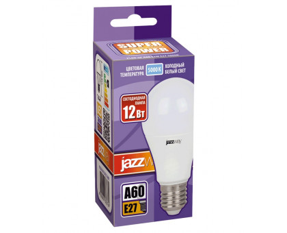 Светодиодная (LED) лампа Jazzway PLED-SP A60 12w E27 5000K 230/50 (1033734)