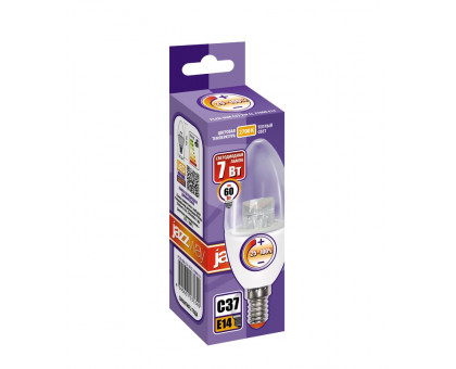 Светодиодная (LED) лампа Jazzway PLED-DIM C37 7w CLEAR 2700K (1035349)