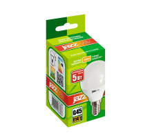 Светодиодная (LED) лампа Jazzway PLED-ECO-G45 5w E14 3000K 400Lm 230V/50Hz (1036896A)