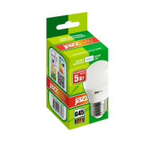 Светодиодная (LED) лампа Jazzway PLED-ECO-G45 5w E27 4000K 400Lm 230V/50Hz (1036988A)