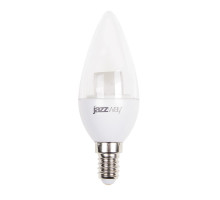Светодиодная (LED) лампа Jazzway PLED-SP CLEAR C37 7w CL 3000K 540 Lm E14 (2853097)