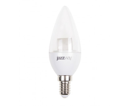 Светодиодная (LED) лампа Jazzway PLED-SP CLEAR C37 7w CL 3000K 540 Lm E14 (2853097)