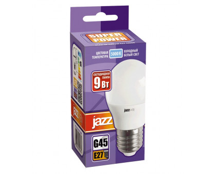 Светодиодная (LED) лампа Jazzway PLED-SP G45 9w E27 5000K-E (2859662A)