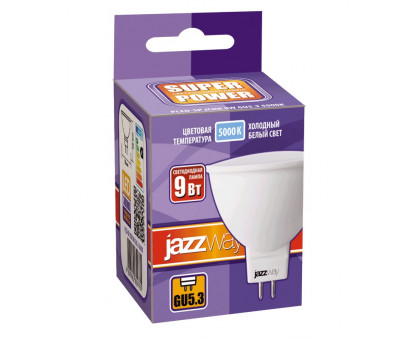 Светодиодная (LED) лампа Jazzway PLED-SP JCDR 9w GU5.3 5000K-E (2859785A)