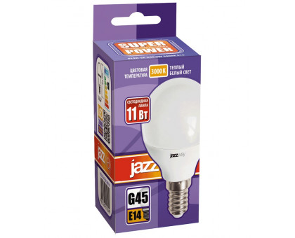 Светодиодная (LED) лампа Jazzway PLED-SP G45 11w E14 3000K 230/50 (5019249)