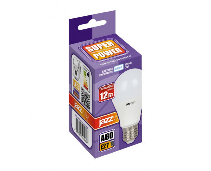 Светодиодная (LED) лампа Jazzway PLED-SP A60 12w E27 4000K 230/50 (5019607)