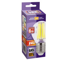 Светодиодная (LED) лампа Jazzway PLED OMNI G45 6w E27 3000K CL 230/50 (5021006)