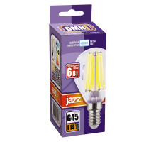 Светодиодная (LED) лампа Jazzway PLED OMNI G45 6w E14 4000K CL 230/50 (5021037)