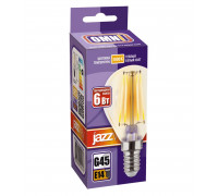 Светодиодная (LED) лампа Jazzway PLED OMNI G45 6w E14 3000K Gold 230/50 (5021211)