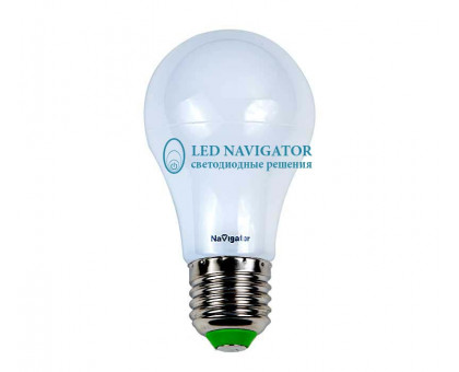 Светодиодная (LED) лампа Navigator NLL-A60-10-230-4K-E27 10Вт Е27 Груша (94388) Холодный белый свет