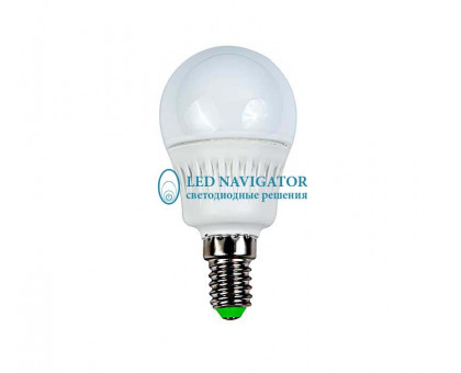 Светодиодная (LED) лампа Navigator NLL-G45-7-230-4K-E14 7Вт Е14 Шар (94468) Холодный белый свет