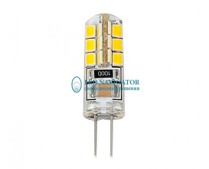 Светодиодная (LED) лампа Navigator NLL-S-G4-2.5-230-3K 2,5Вт G4 Капсула (71347) Теплый белый свет