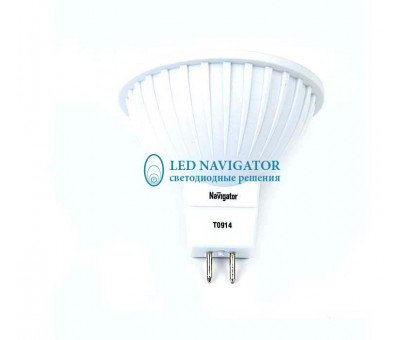 Светодиодная (LED) лампа Navigator NLL-MR16-5-230-6.5K-GU5.3 5Вт GU5.3 Рефлектор (94382) Дневной белый свет