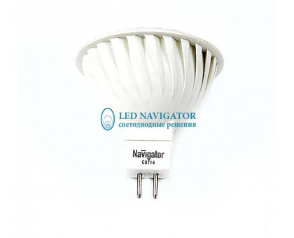 Светодиодная (LED) лампа Navigator NLL-MR16-7-230-3K-GU5.3-60D 7Вт GU5.3 Рефлектор (94350) Теплый белый свет