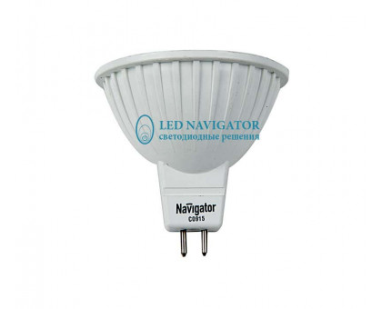 Светодиодная (LED) лампа Navigator NLL-MR16-3-230-6.5K-GU5.3 3Вт GU5.3 Рефлектор (94381) Дневной белый свет