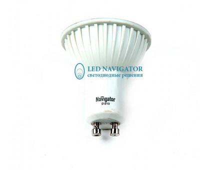 Светодиодная (LED) лампа Navigator NLL-PAR16-5-230-3K-GU10 5Вт GU10 Рефлектор (94264) Теплый белый свет