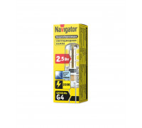 Светодиодная (LED) лампа Navigator 14 009 NLL-S-G4-2.5-230-6.5K 2,5 Вт G4 Капсула Дневной белый