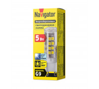 Светодиодная (LED) лампа Navigator 14 011 NLL-P-G9-5-230-6.5K 5 Вт G9 Капсула Дневной белый