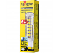 Светодиодная (LED) лампа Navigator 14 012 NLL-P-G9-6-230-6.5K 6 Вт G9 Капсула Дневной белый