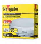 Светодиодная (LED) лампа Navigator NLL-GX53-10-230-4K 10Вт GX53 Таблетка (61017) Холодный белый свет