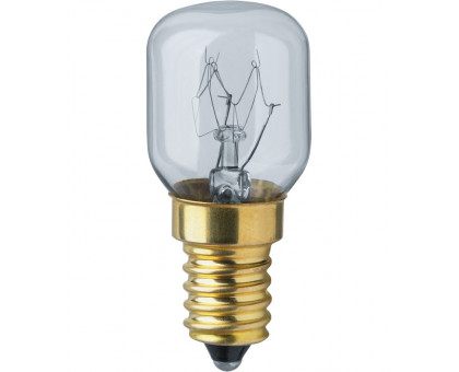 Лампа накаливания Navigator 61 207 NI-T25-15-230-E14-CL (для духовых шкафов) Е14 Трубчатая 15 Вт