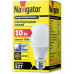Светодиодная (LED) Лампа Navigator 61 237 NLL-A60-10-230-6.5K-E27 10Вт холодный свет