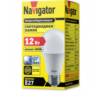 Светодиодная (LED) Лампа Navigator 61 238 NLL-A60-12-230-6.5K-E27 12Вт холодный свет