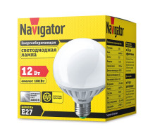 Светодиодная (LED) лампа Navigator 61 279 NLL-G95-12-230-4K-E27 12 Вт Е27 Шар Холодный белый