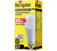 Светодиодная (LED) Лампа Navigator 61 282 NLL-A70-20-230-4K-E27 20Вт белый свет