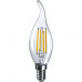 Светодиодная (LED) лампа Navigator 61 355 NLL-F-FC35-6-230-2.7K-E14 6 Вт Е14 Свеча на ветру Теплый белый