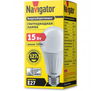 Светодиодная (LED) лампа Navigator NLL-A60-15-127-4K-E27 15Вт Е27 Груша (61441) Холодный белый свет