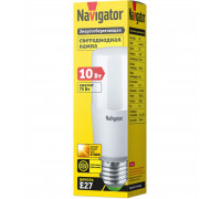 Светодиодная (LED) лампа Navigator 61 465 NLL-T39-10-230-2.7K-E27 10 Вт Е27 Трубчатая Теплый белый