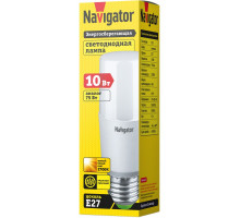 Светодиодная (LED) лампа Navigator 61 465 NLL-T39-10-230-2.7K-E27 10 Вт Е27 Трубчатая Теплый белый