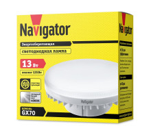 Светодиодная (LED) лампа Navigator 61 471 NLL-GX70-13-230-4K 13 Вт GX53 Таблетка Холодный белый