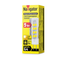 Светодиодная (LED) лампа Navigator 61 483 NLL-P-G4-5-230-3K 5 Вт G4 Капсула Теплый белый